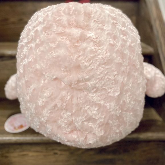 Brand new Rilakkuma Kiiroitori big Sakura Rose Fur Plush from Japan - Picture 3 of 5